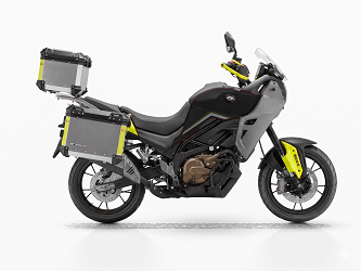 MOTOCYKL QJMOTOR SVT 650 Z KUFRAMI CZARNY/SZARY/ZIELONY FLUO 2026