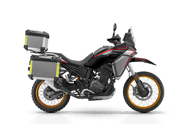 MOTOCYKL QJMOTOR SRT450RX Z KUFRAMI CZARNY 2026