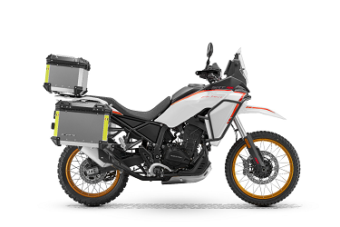 MOTOCYKL QJMOTOR SRT450RX Z KUFRAMI BIAŁY 2026