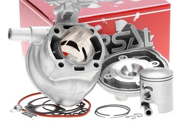 CYLINDER NICASILOWY Z GŁOWICĄ AIRSAL APRILIA SR ATALA HACKER SUZUKI KATANA LC TECH RACING 47,6MM 2T