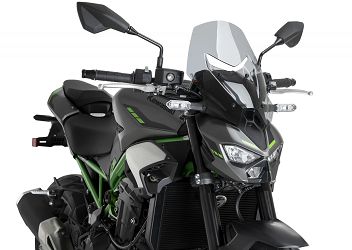 SZYBA OWIEWKA PUIG TOURING DO KAWASAKI Z900 25 LEKKO PRZYCIEMNIONA