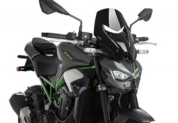 SZYBA OWIEWKA PUIG TOURING DO KAWASAKI Z900 25 CZARNA
