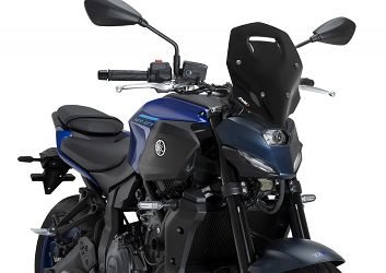 SZYBA OWIEWKA PUIG TOURING DO YAMAHA MT-07 25 CZARNA