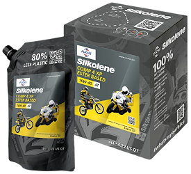 OLEJ SILNIKOWY FUCHS SILKOLENE COMP 4T 10W40 - XP 4L + 1L PROMOCJA