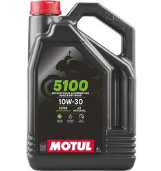 OLEJ SILNIKOWY MOTUL 5100 10W30 4T PÓŁSYNTETYCZNY 4L