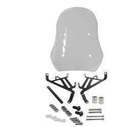 SZYBA POWER FORCE 45CM PRZEZROCZYSTA Z MOCOWANIAMI QJMOTOR SRV600V
