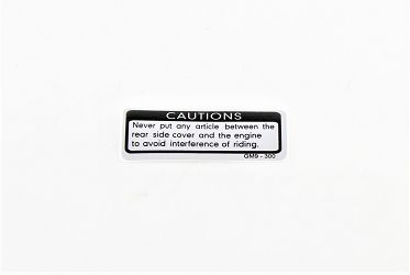 NAKLEJKA OSTRZEGAWCZA 87542-GAR1-E00-T01