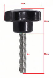 image 2 for ZACZEPY MONTAŻOWE KUFRA ATV QUAD ZESTAW 4SZT. A07 LONCIN BASHAN