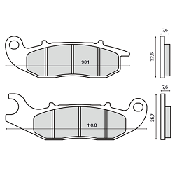 KLOCKI HAMULCOWE RMS APRILIA DERBI HONDA PCX PIAGGIO VESPA