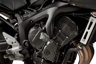 CRASH PADY PUIG DO YAMAHA FZ6 N/S/S2 04-10 CZARNE