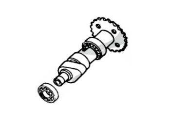 WAŁEK ROZRZĄDU 125/150 CCM 4T DINK 125/150   SPACER 125 BET&WIN 125 KYMCO 