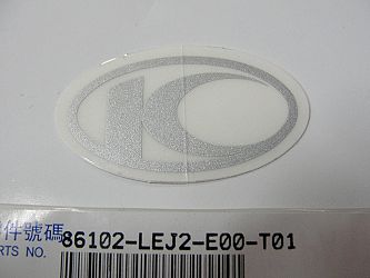 image 2 for NAKLEJKA LOGO KYMCO 86102-LEJ2-E00-T01 