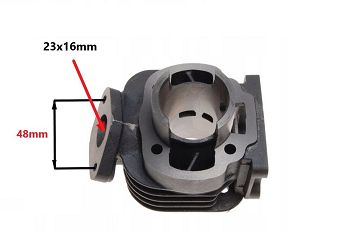 CYLINDER ŻELIWNY POWER FORCE BASIC APRILIA RS MBK BOOSTER YAMAHA BWS MINARELLI VERTICAL 40MM  2T