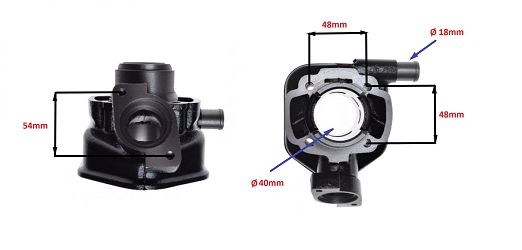 image 3 for CYLINDER ŻELIWNY POWER FORCE BASIC PEUGEOT SPEEDFIGHT X-FIGHT 40MM 2T