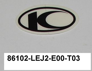 NAKLEJKA K-LOGO NA BIAŁY 86102-LEJ2-E00-T03