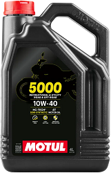 OLEJ SILNIKOWY MOTUL 5000 10W40 4T PÓŁSYNTETYCZNY 4L