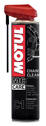 image 1 for ŚRODEK DO CZYSZCZENIA ŁAŃCUCHA MOTUL CHAIN CLEAN C1 400ML 