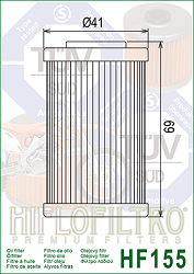 image 2 for FILTR OLEJU HIFLO HF155 KTM SX/EXC/LC4 DUKE 125/200/390/620/640/690