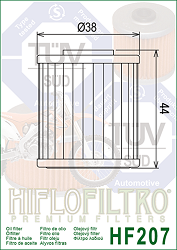image 2 for FILTR OLEJU HIFLO HF207 KXF 250 04-24, RMZ 250/450 04-24