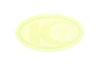 EMBLEMAT NAKLEJKA MAŁA 44X25MM BIAŁA KYMCO KXR MAXXER MXER 50/90