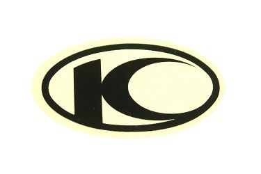 EMBLEMAT NAKLEJKA MAŁA 44X25MM CZARNA KYMCO KXR MAXXER MXER 50/90