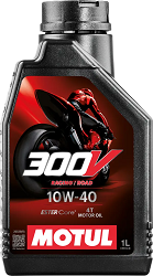 OLEJ SILNIKOWY MOTUL 300V 10W40 4T SYNTETYCZNY 1L