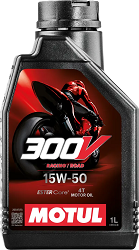OLEJ SILNIKOWY MOTUL 300V 15W50 4T SYNTETYCZNY 1L