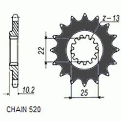 ZEBATKA NAPEDOWA SUNSTAR SUNF342-11