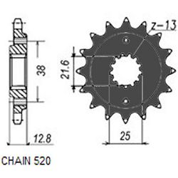 ZEBATKA NAPEDOWA SUNSTAR SUNF359-13