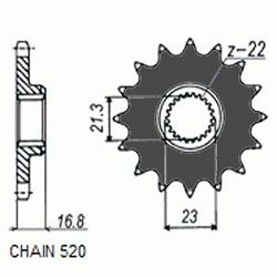ZEBATKA NAPEDOWA SUNSTAR SUNF370-14