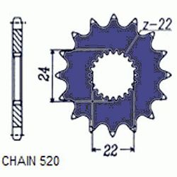ZEBATKA NAPEDOWA SUNSTAR SUNF372-12