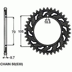 ZEBATKA NAPEDZANA STALOWA SUNSTAR SUNR1-5175-38