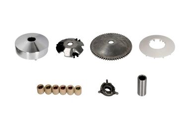 WARIATOR KOMPLETNY HONDA DIO 50/KYMCO/ CHIŃSKIE 139 QMBA/QMB 4T (ROLKI 8 GR) POWER FORCE