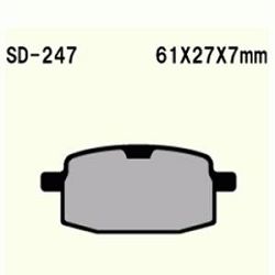 KLOCKI HAMULCOWE VESRAH SEMI-METALLIC  VD-247
