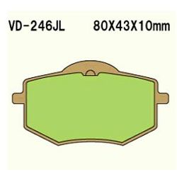 KLOCKI HAMULCOWE VESRAH SINTERED METAL VD-246JL
