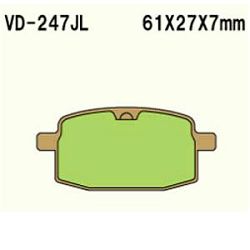 KLOCKI HAMULCOWE VESRAH SINTERED METAL VD-247JL