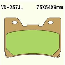 KLOCKI HAMULCOWE VESRAH SINTERED METAL VD-257JL