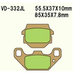 KLOCKI HAMULCOWE VESRAH SINTERED METAL VD-332JL