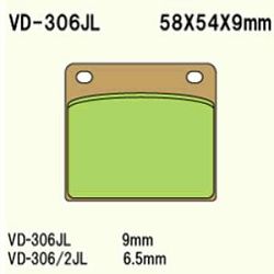 KLOCKI HAMULCOWE VESRAH SINTERED METAL VD-306/2JL