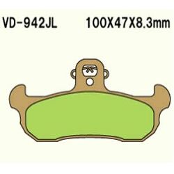 KLOCKI HAMULCOWE VESRAH SINTERED METAL VD-942JL