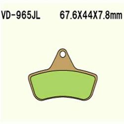KLOCKI HAMULCOWE VESRAH SINTERED METAL VD-965JL