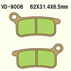 KLOCKI HAMULCOWE VESRAH SINTERED METAL VD-9006JL