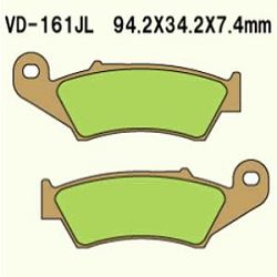 KLOCKI HAMULCOWE VESRAH SINTERED METAL VD-161RJL4
