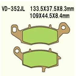 KLOCKI HAMULCOWE VESRAH SINTERED METAL VD-352RJL