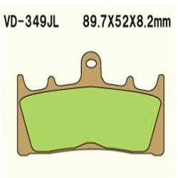 KLOCKI HAMULCOWE VESRAH SINTERED METAL VD-349SRJL