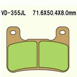 KLOCKI HAMULCOWE VESRAH SINTERED METAL VD-355SRJLX (PRZÓD)