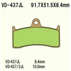 KLOCKI HAMULCOWE VESRAH SINTERED METAL VD-437RJL
