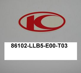 image 1 for NAKLEJKA KYMCO K LOGO 60 CZERWONA KYMCO SUPER 9 