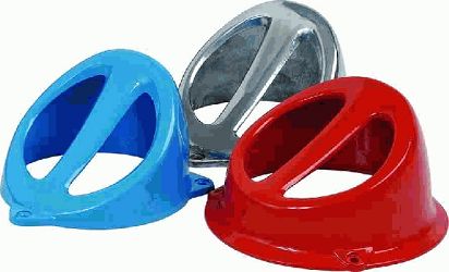 WLOT CHWYTAK POWIETRZA TOP RACING, CHROM