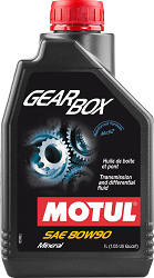 OLEJ PRZEKŁADNIOWY MOTUL GEARBOX 80W90 MINERALNY Z MOS2 1L